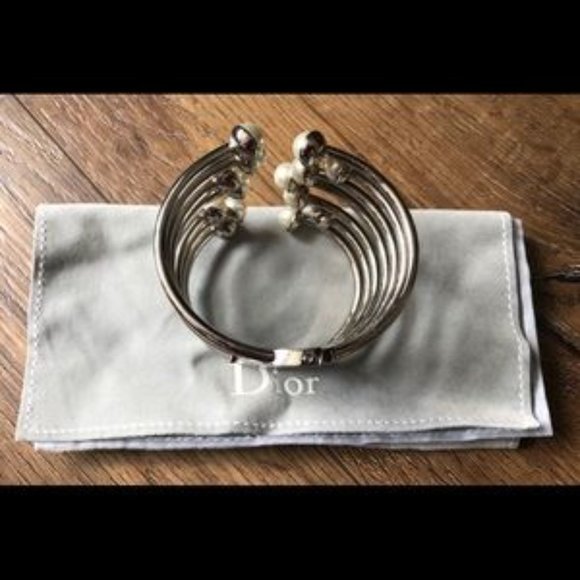CHRISTIAN DIOR-Large Hinge BRACELET - Picture 7 of 17